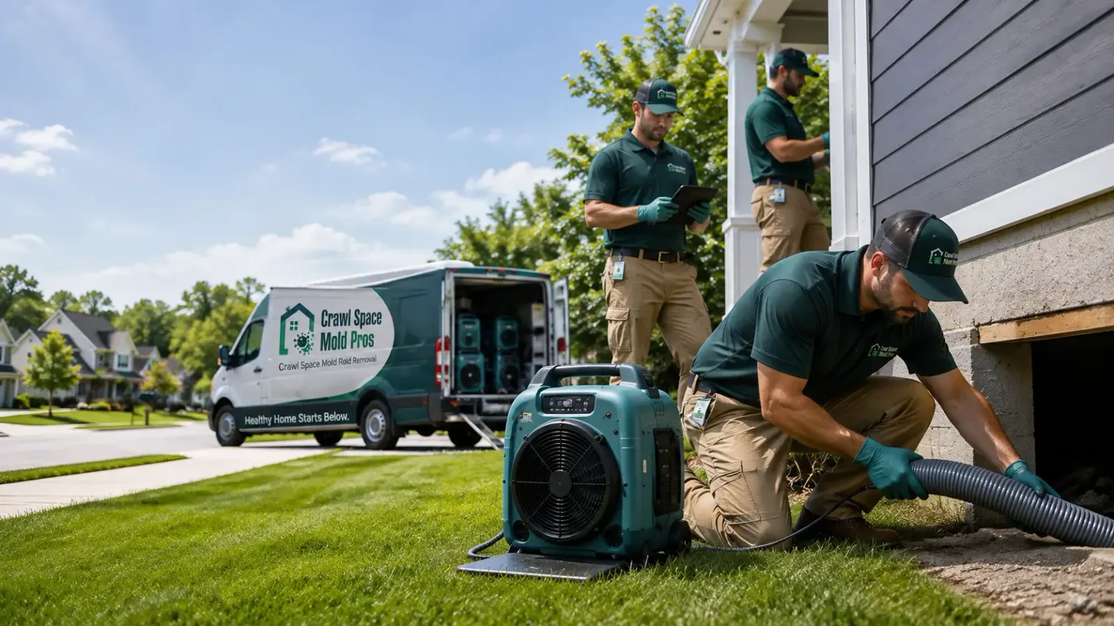 Crawl Space Mold Removal in Otego, NY